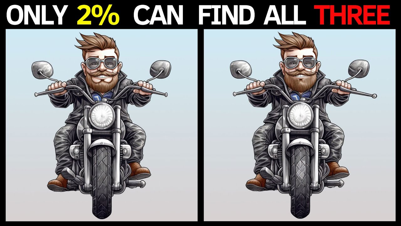 【Spot the Difference】- A Real Genius Find All Three!