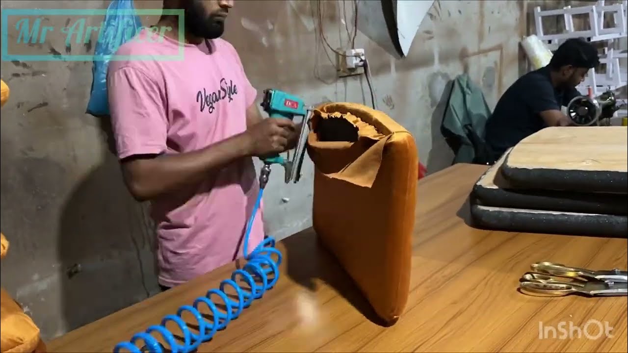 How to make bench seat | Changing seat cover of bench |