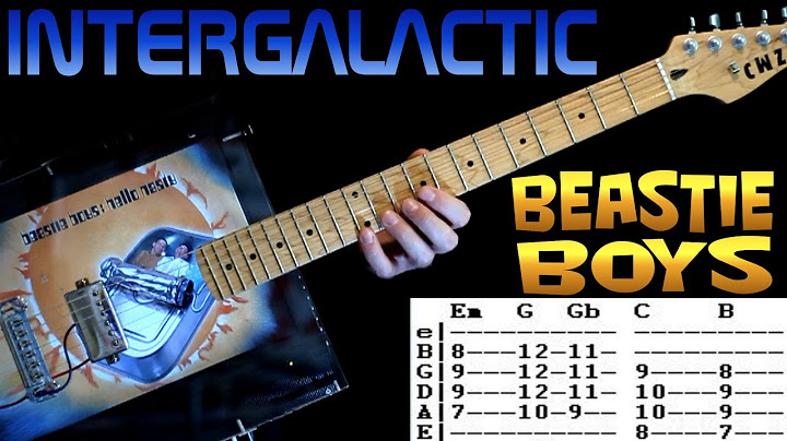 Intergalactic Guitar version - Guitar performance video thumbnail