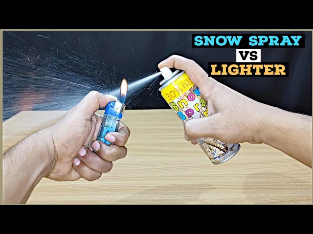 AWESOME IDEA. Homemade Snow Spray.How to make snow spray at home