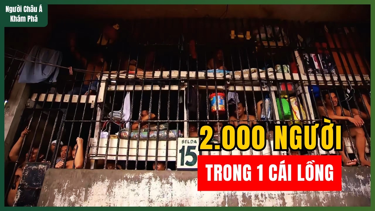 Thực Tế Khắc Nghiệt Tại Nhà Tù Quá Tải Nhất Philippines | Người Châu Á TV