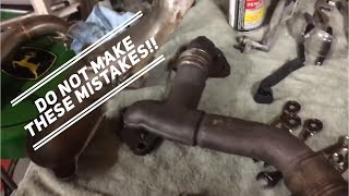 Duramax uppipe removal tricks and tips