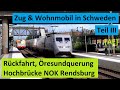 Eisenbahn am NordOstseeKanal & Schweden - Erlebnisse einer Wohnmobil Rundreise III - Alex E  AE