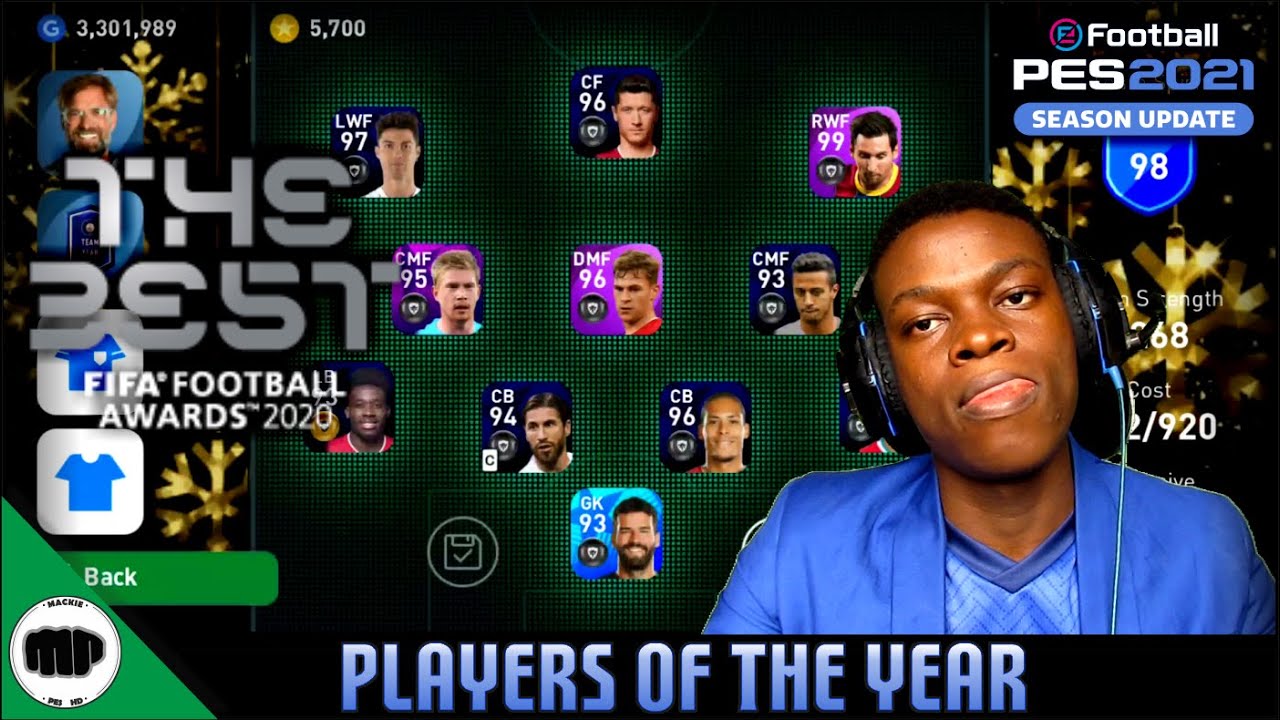 PLAYERS OF THE YEAR [POTY] PES 2021 MOBILE