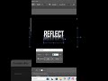 ⭐ Flawless Text Reflection in Illustrator — Pro Method! | Video Link in Description