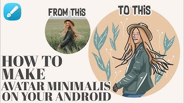 HOW TO MAKE VECTOR AVATAR MINIMALIS ON YOUR PHONE || INFINITE DESIGN
