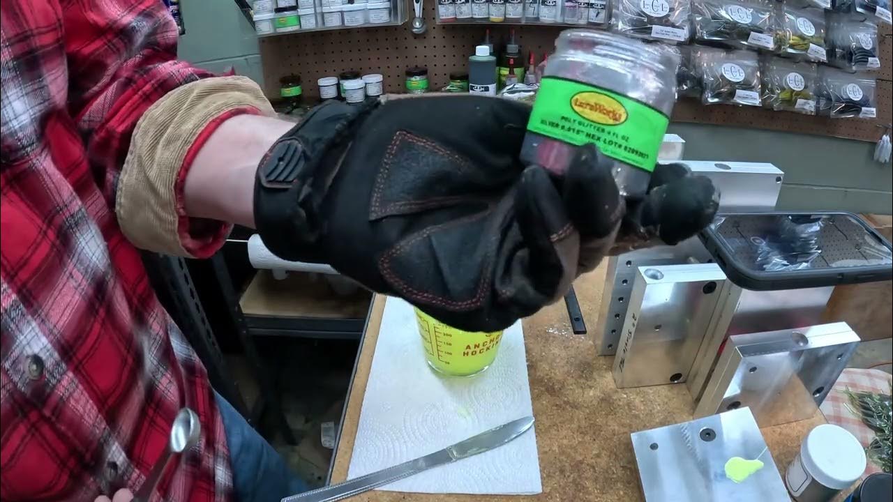 Soft Plastic Bait Making. New Bait MoldTwo New colorsColor Matching