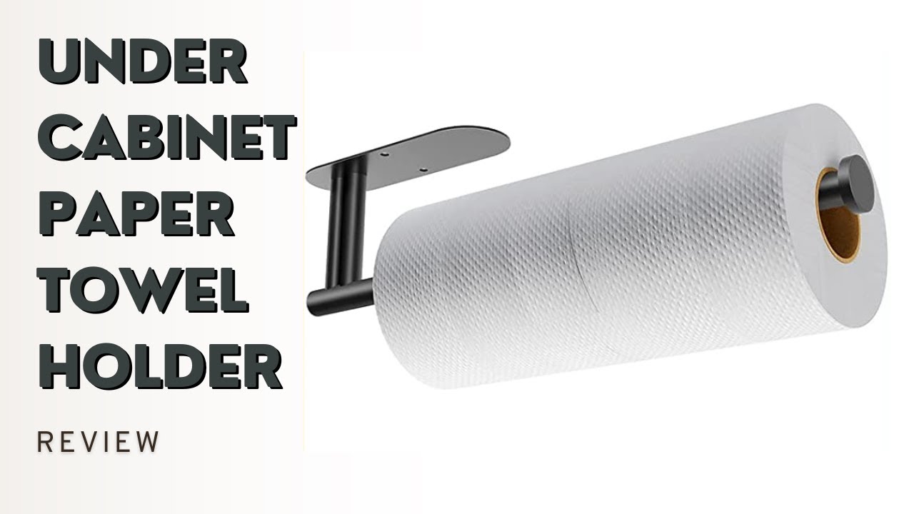Under Cabinet Paper Towel Holder, Self-Adhesive REVIEW