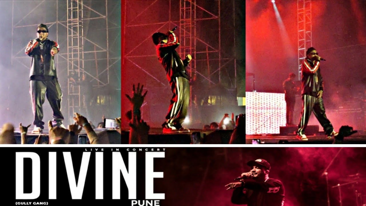 DIVINE LIVE SHOW IN PUNE 🔥 😱 ||  GULLY GANG 2022 live performance 