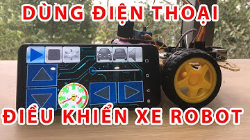 Xe Robot Điều Khiển Từ Xa Bằng Điện Thoại | Module Bluetooth HC 05