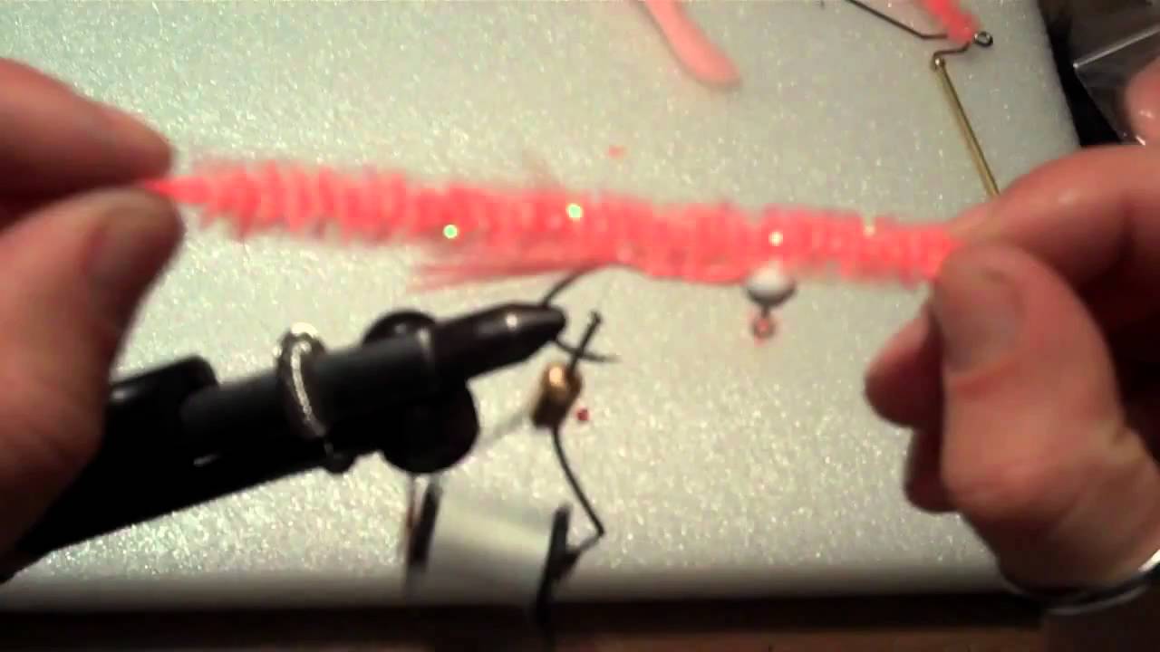 Tying Steelhead Jig - Peach Rage