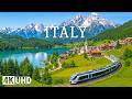 Peaceful Italy 4K 🇮🇹 | Relaxing Music with Beautiful Tuscany Hills and Italian Countryside