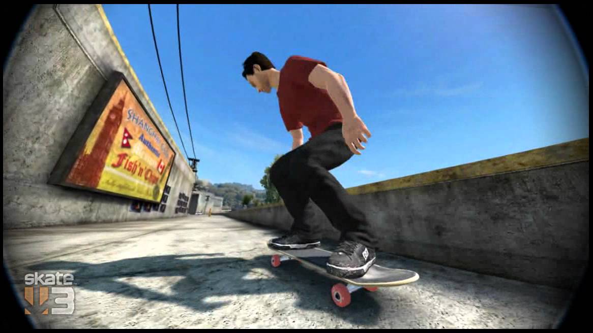 Skate 3 Realistic Line Industrial District (Fisheye Camera Lens