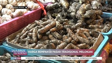 Dipercaya Ampuh Tangkal Corona, Harga Jahe Merah dan Rempah Lainnya Alami Kenaikan - WARNA WARNI