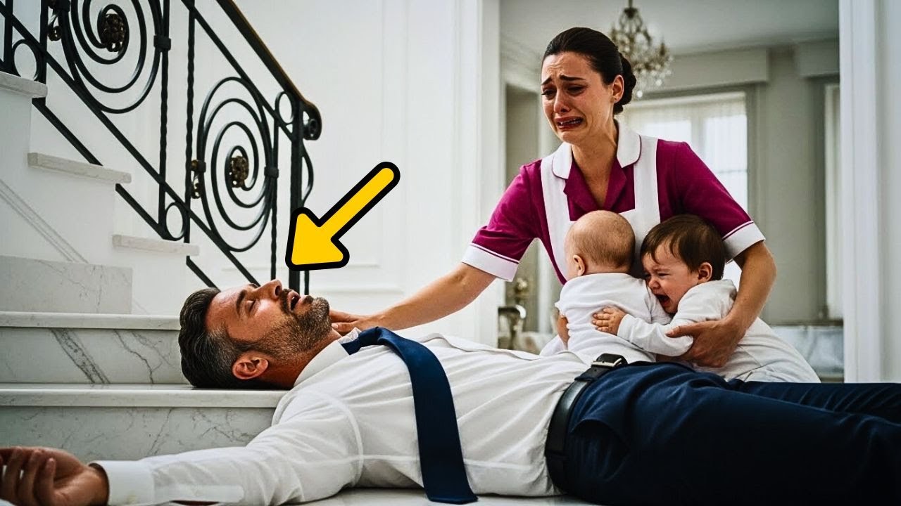 «DOPO CADUTA dalle scale, finge di non svegliarsi... ciò che fa la cameriera lo lascia SOTTO SHOCK»