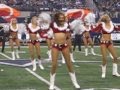 Dallas Cowboys Cheerleaders in Santa outfits:  Packers/Cowboys game on 12/15/13
