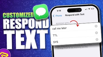 How to Customize Respond Text for Incoming Calls on iPhone | Change Caller Text Responses on iPhone