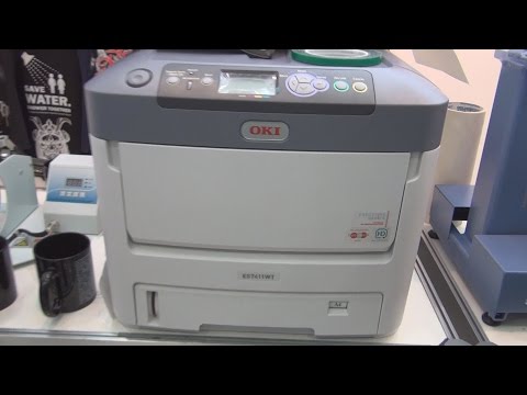 OKI Pro7411WT White Toner Printer review in 3D