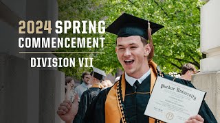 Purdue Spring Commencement 2024  Division VII  Sunday, May 12, 2024, at 9:30 a.m. ET