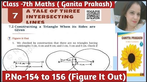 Class 7th Maths Ganita Prakash| Ch -7 A Tale Of Three Intersecting Lines| Page No-154,156| Solutions