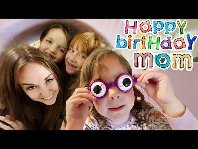 BiRTHDAY SURPRiSE for JENNY!!  Family Party in a Fort and Disneyland stories with Adley Niko & Navey class=