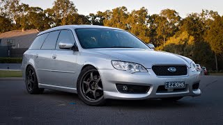 H6 Subaru Spec.B mountain drive - Tuned EZ30 exhaust sounds