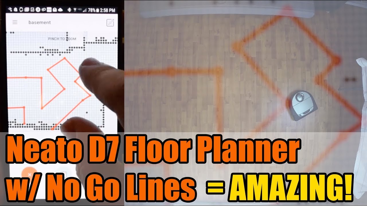 Neato D7 FloorPlanner with NoGO Lines = AMAZING!! YouTube