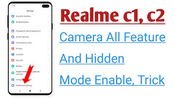 Realme C1, C2 Camera All Features And Hidden Mode Enable, Trick