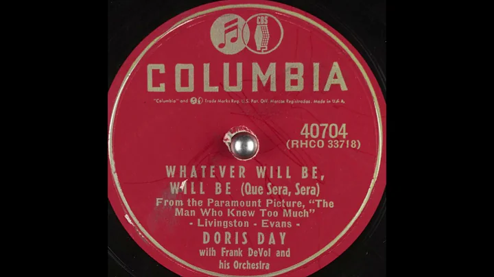 Whatever Will Be, Will Be Que Sera, Sera   Doris Day