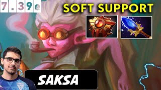 Saksa Snapfire Soft Support - Dota 2  Patch 7.39e pro Player Gameplay
