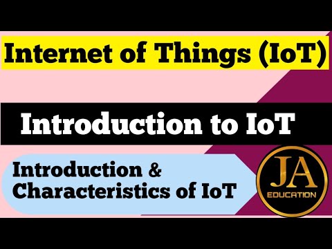 Lec 1 | Introduction to IOT | Characteristics of IOT | Internet of ...