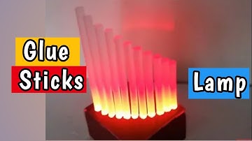 Amazing Light Effect Using Glue Sticks And LED Light