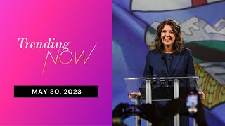 Danielle Smith wins majority government in Alberta