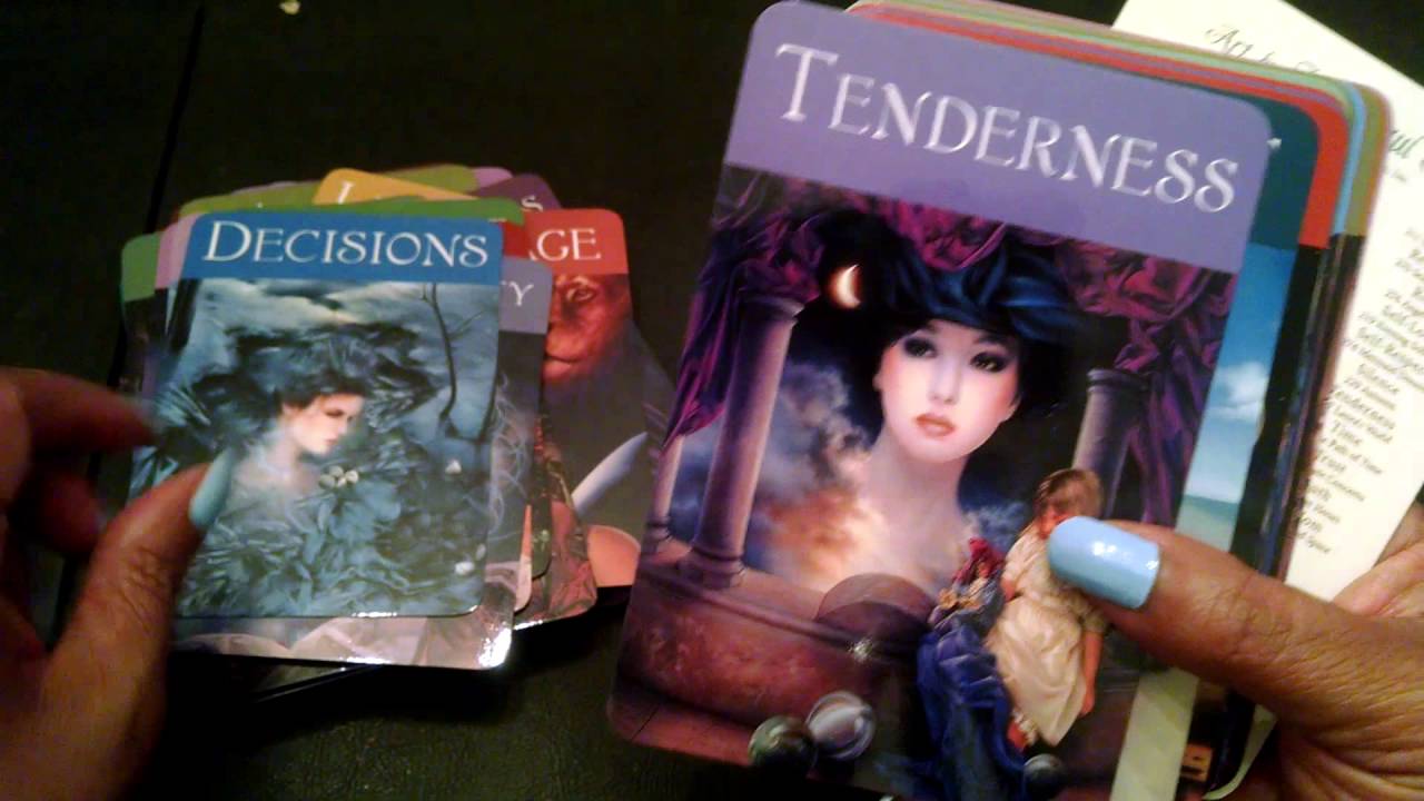 ASMR  Self Care Card Deck (whispering and light gum chewing)