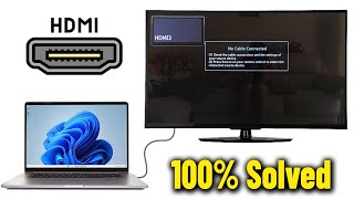 วิธีแก้ปัญหา แล็ปท็อป / พีซี ตรวจไม่พบทีวี HDMI ใน Windows 11/10/8/7 🖥️💻✅
