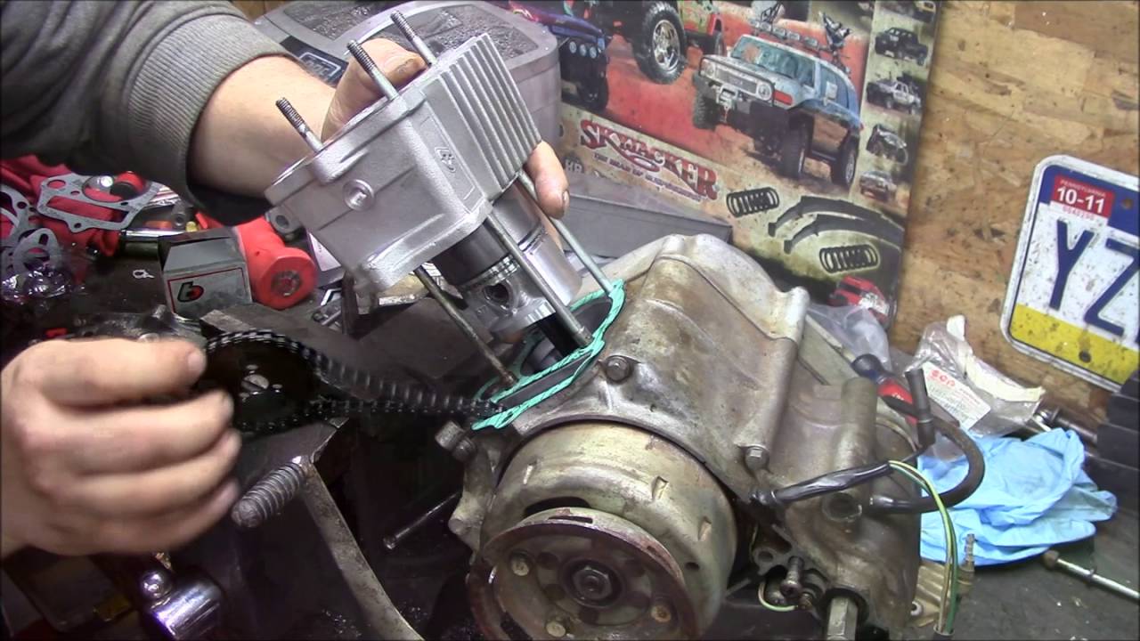 Installing 88cc Big Bore Kit on Honda ATC 70 PART 1 YouTube