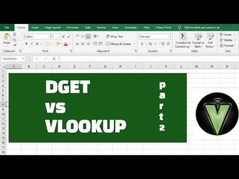 VLOOKUP vs DGET