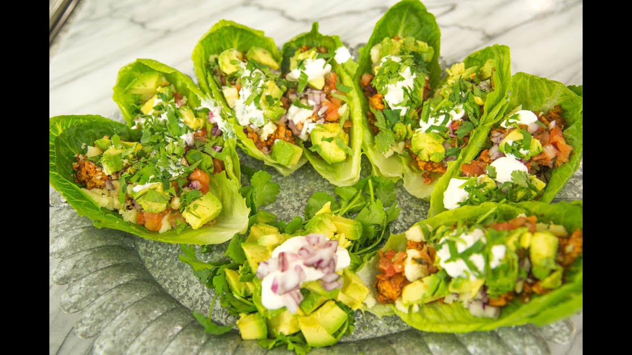 Quick & Easy Turkey Taco Lettuce Cups YouTube
