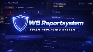 Fivem Free Wb Reportsystem Esx, Qbcore, Qbox, Standalone