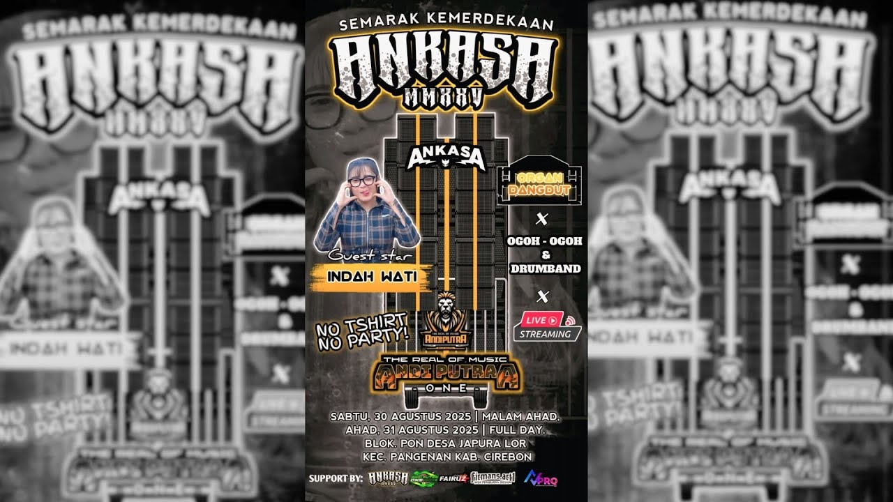 🔴 LIVE  ANDI PUTRA ONE BERSAMA PEMUDA ANKASA || DESA JAPURA LOR  BLOK PON - PANGENAN  - CIREBON