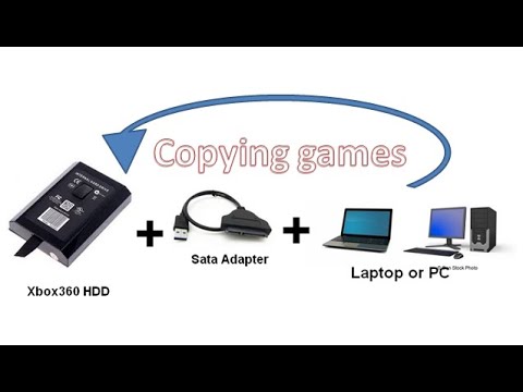 How to copy games into Xbox360 HDD