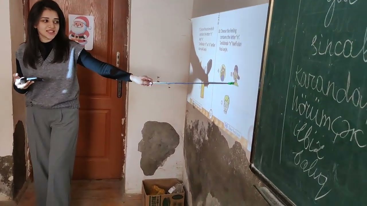 Bugünkü ingilis dili dərsindən bir an 🇬🇧📹