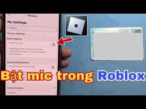Cách bật mic
