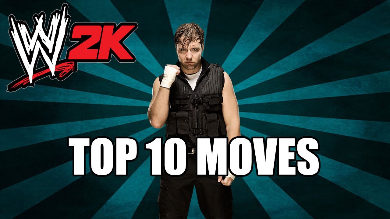 WWE 2K14 Top 10 moves of Dean Ambrose YouTube