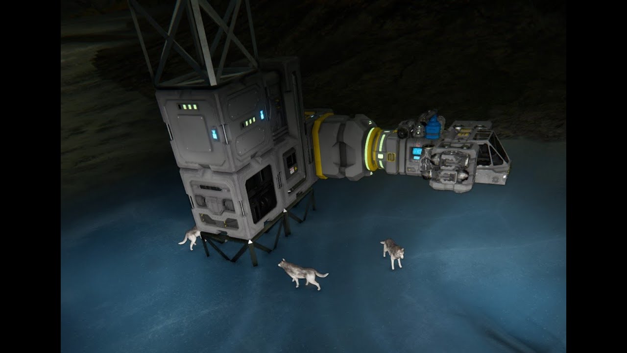 Season 2 Episode 2 Space Engineers Meeting Jeff and base building - YouTube