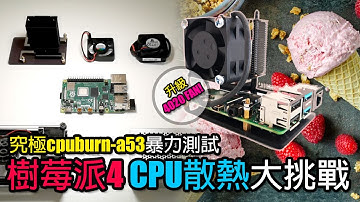 樹莓派4 CPU散熱大挑戰 【中文字幕】