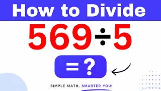 569÷5  Divide 569 by 5 (Long division Method)