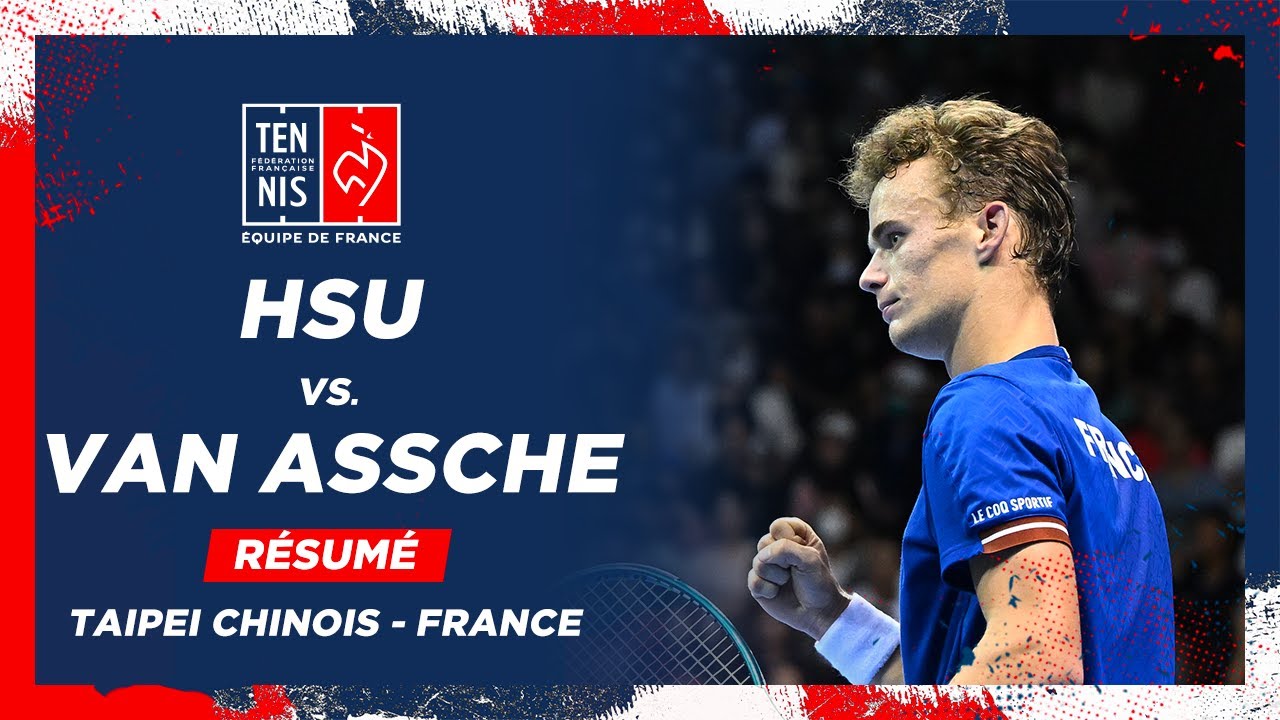 Hsu vs. Van Assche : Le Résumé | Davis Cup Qualifiers, Taipei chinois - France | FFT