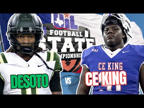 🔥 TEXAS SHOWDOWN!! DeSoto vs C.E. King | UIL 6A DII CHAMPIONSHIP 🏆 QB Duel + Elite Talent on Display