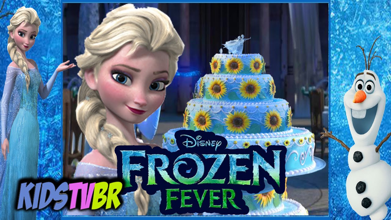 ღ FROZEN FEVER GAME ELSA FEVER CAKE FROZEN PUZZLE GAME 2015 KIDS TV